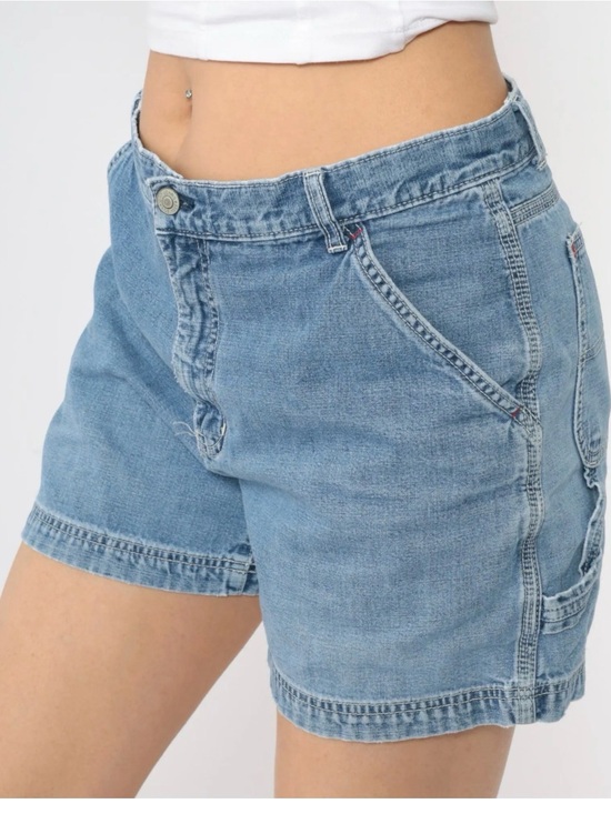 Tommy Hilfiger Pants - Tommy Hilfiger Light Blue Denim Jean Shorts